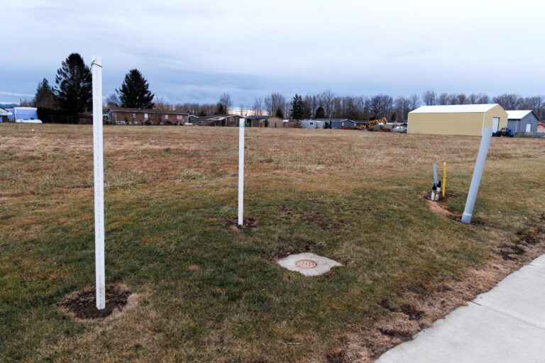 Everson City Council approved the permit for a 30-townhome development on this empty lot on East Lincoln Street in Everson. Habitat for Humanity will lead plans for the development.