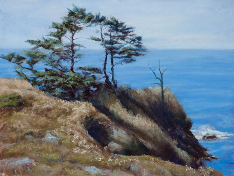 Donna Stevens' "The Watchers" is one of more than 60 pastels on display as part of the NW Pastel Society's "Signature Member Show" through March 26 at the Scott Milo Gallery in Anacortes.
