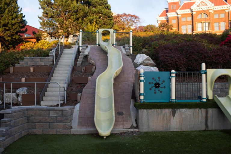 The city of Bellingham completed the 21-foot slide at Maritime Heritage Park in May 2021.