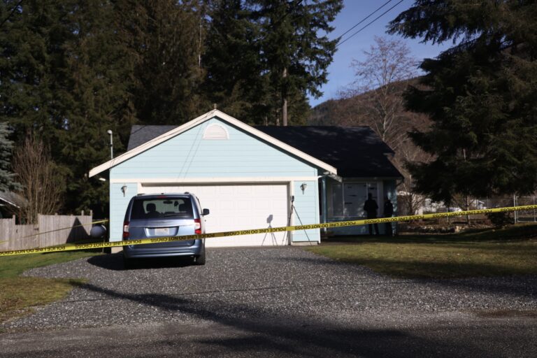 The home of shooting suspect Joel B. Young on Green Valley Drive in Maple Falls. Young was arrested for attempted murder of two Whatcom County deputies.