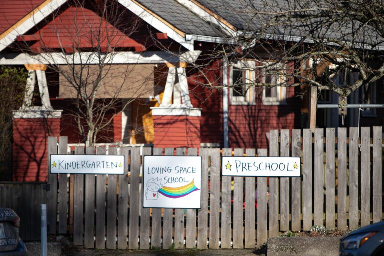 Loving Space School in Bellingham's York neighborhood offers preschool education. A proposed property tax would create additional opportunities for children under the age of 5 in Whatcom County.