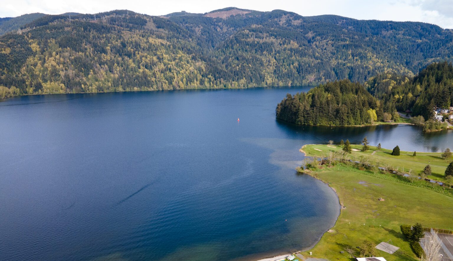 Water quality in Lake Whatcom has slightly improved over the last year