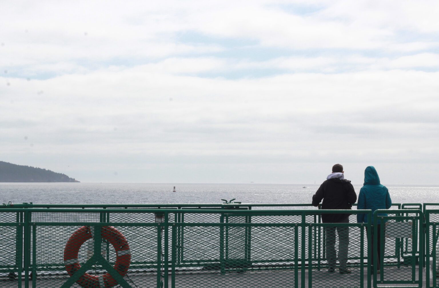 Passengers ride the ferry from Anacortes to Vancouver Island in 2015. The route to Sidney