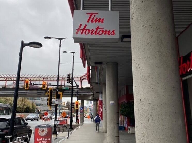 There are five Tim Hortons within 5 miles of the Blaine border. We need two of them.