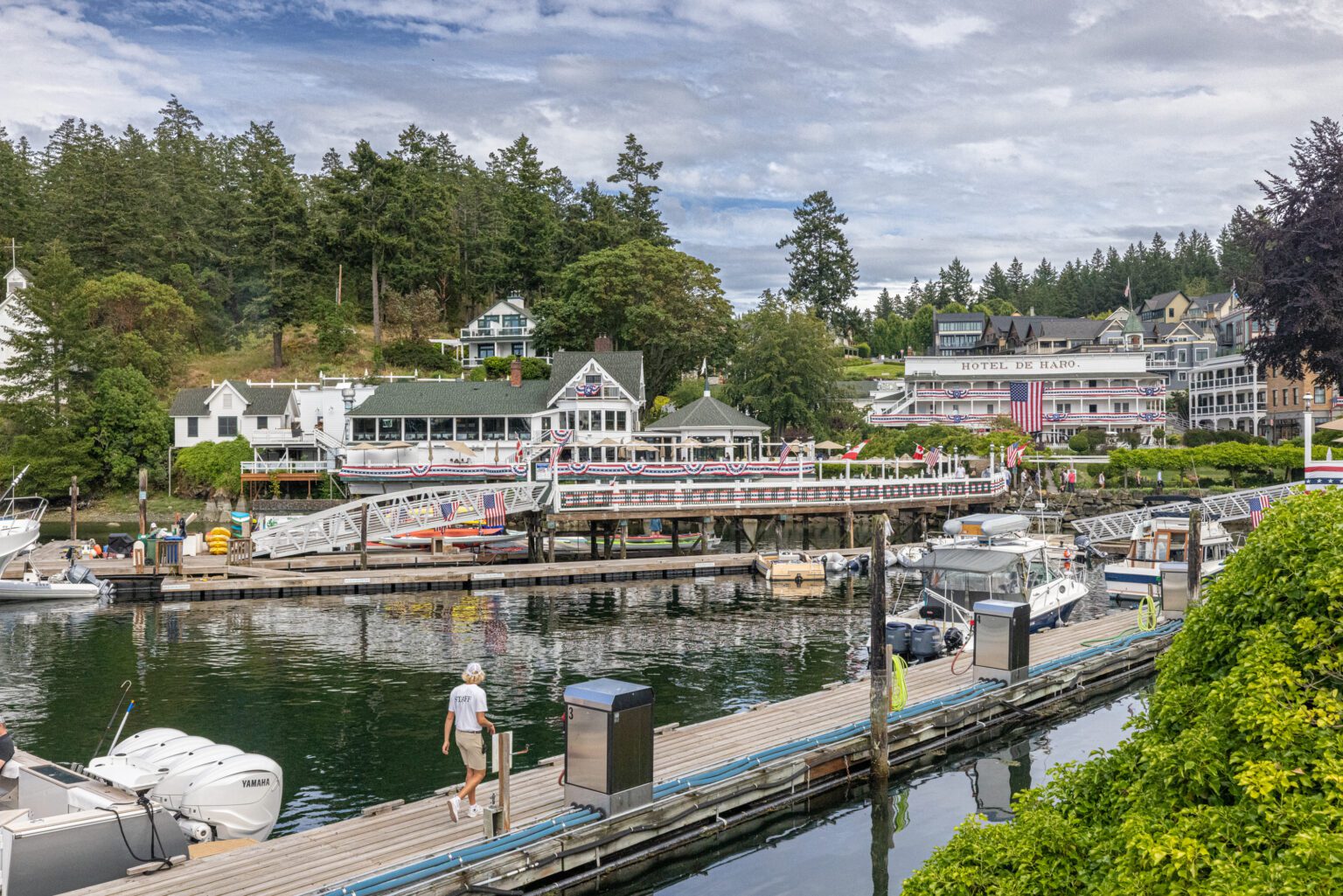 Charming Roche Harbor saw its first Europeans more than 200 years ago. It is now home to a renowned resort and world-class marina.