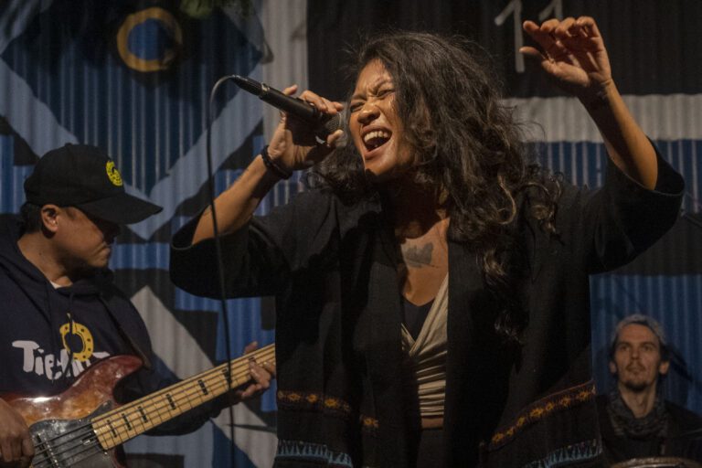 Experience cross-cultural musical collaborations by traditional musicians from different islands through the Pacific and Indian oceans when Small Island Big Song comes to town Thursday