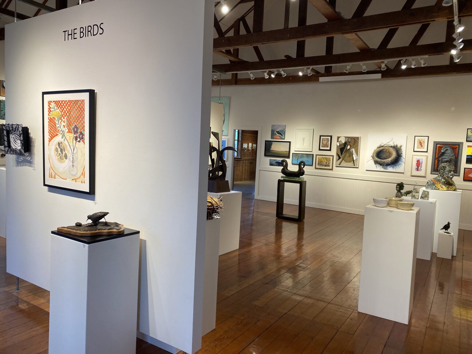 More than 50 artists contributed works to "The Birds