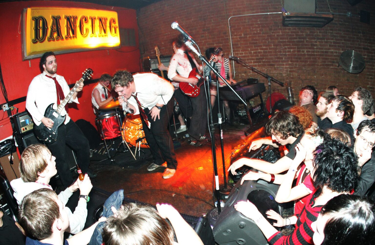 Horror rockers Black Eyes and Neckties played during a What's Up! Awards Show in 2005. Members of the band will reunite during a Saturday