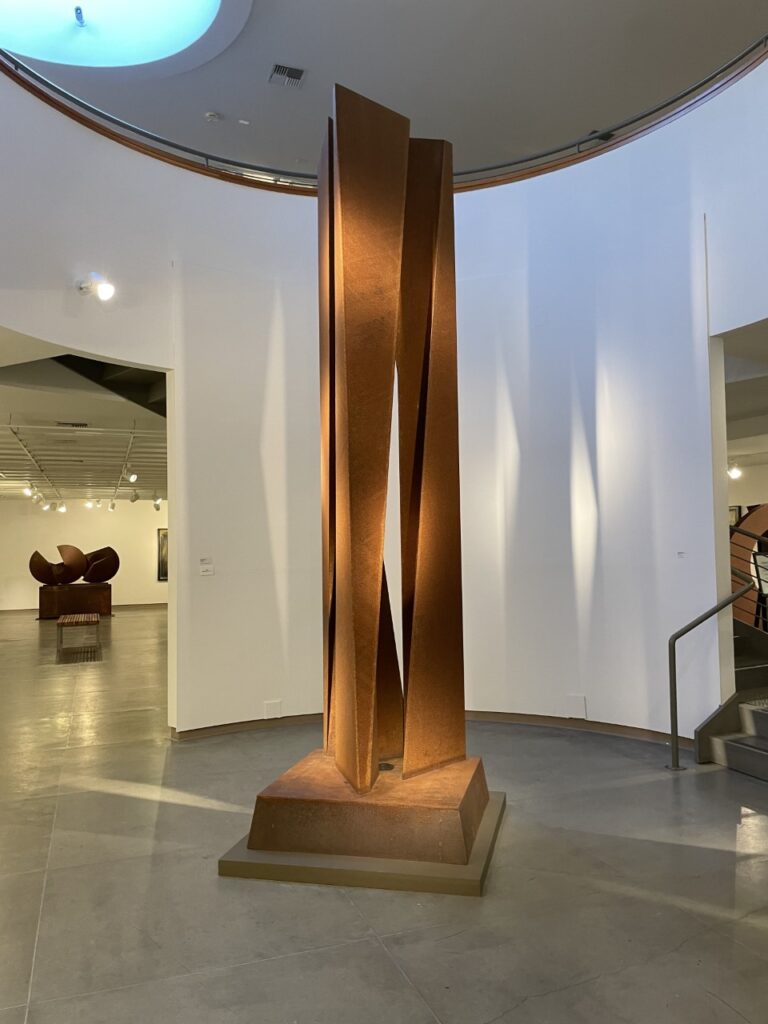 The first thing visitors to La Conner's Museum of Northwest Art will see is a 12-foot-high sculpture