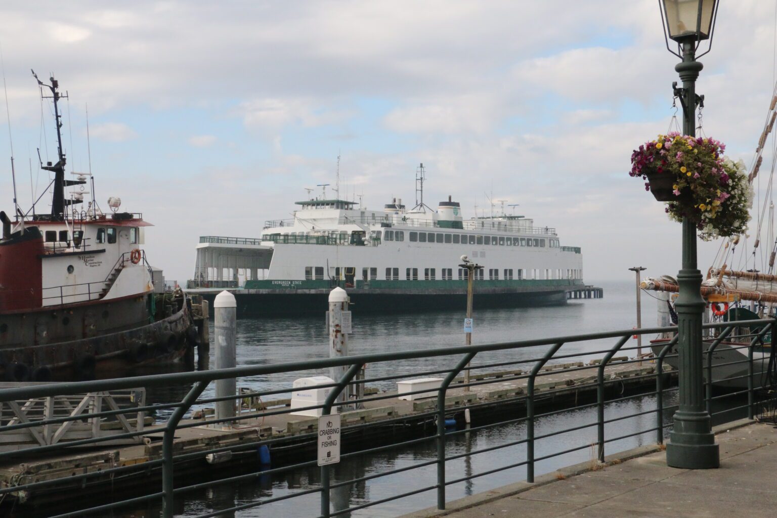 The Evergreen State ferry is currently moored in the Port of Bellingham. Owner Bart Lematta plans to make it the first zero-emission vessel of its size.