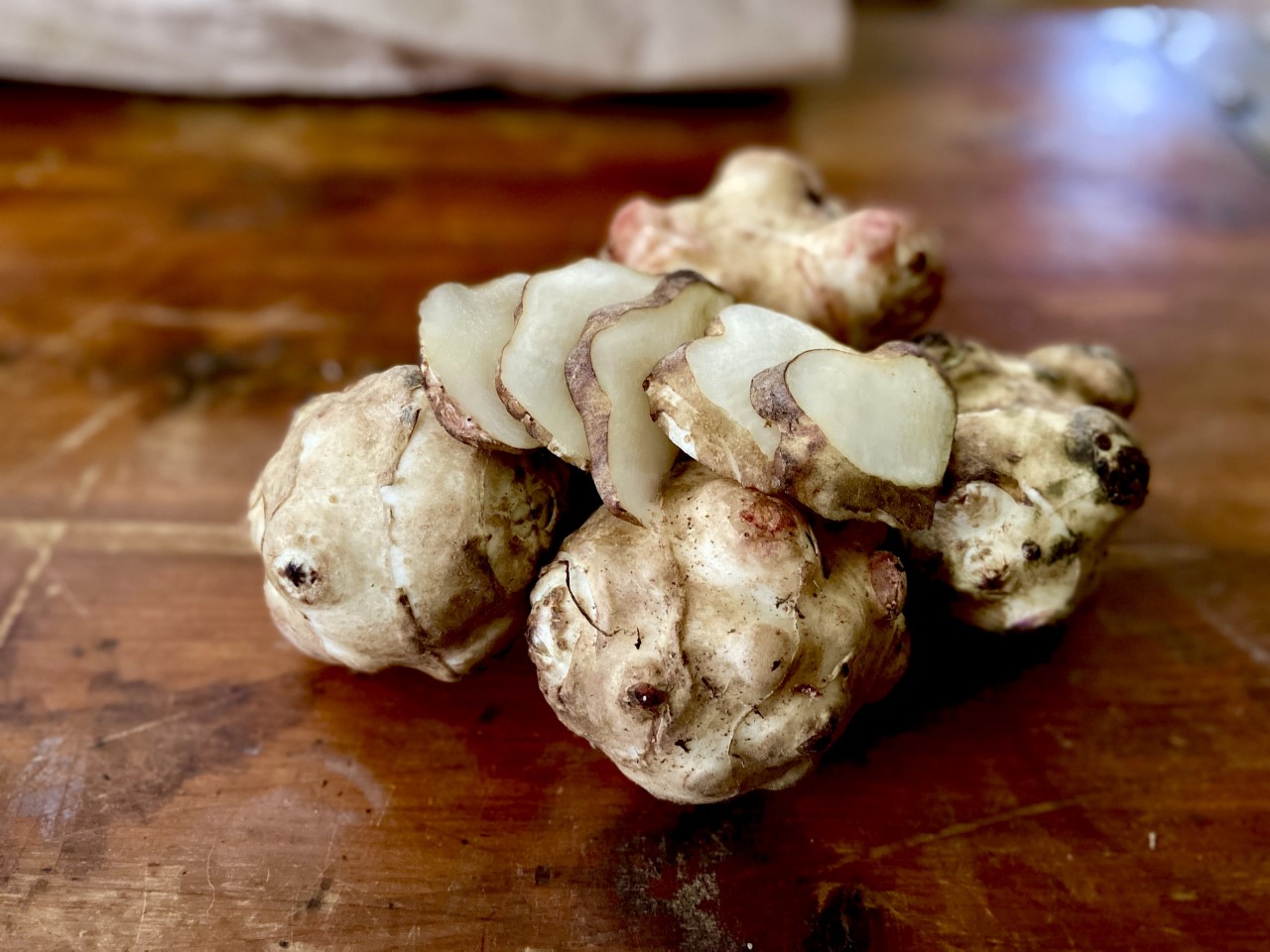Our root-to-leaf ingredient this month is sunchoke