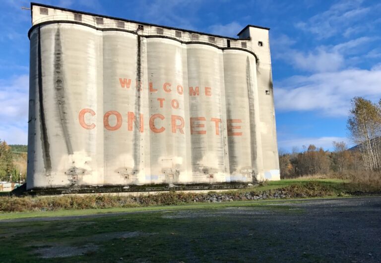 Concrete Chamber of Commerce President Valerie Stafford said the cement silos on Highway 20 will likely be a popular locale for people participating in the "Best Place to Kiss in Concrete" contest.