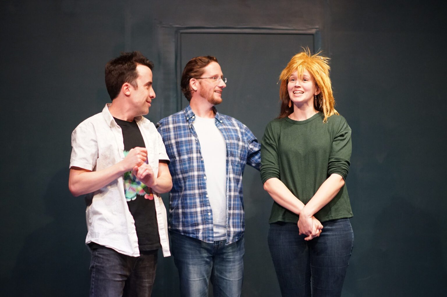 Audiences can help decide what happens next at The Upfront Theatre's "Bottled Lightning" shows every Friday and Saturday night through July at the Sylvia Center. Taking inspiration and suggestions from attendees