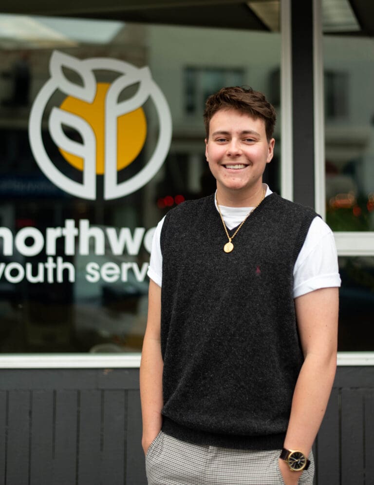 River Porter is creative manager for Northwest Youth Services in Bellingham. Porter said most people don't know he's very athletic. In high school