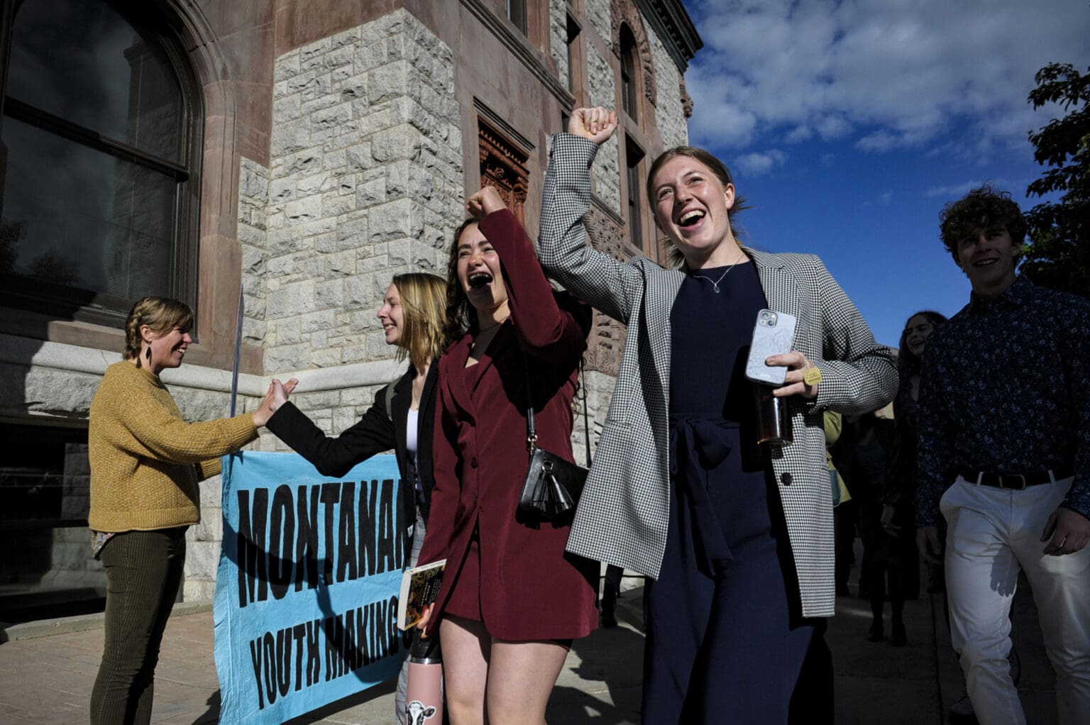 Youth plaintiffs in the climate change lawsuit