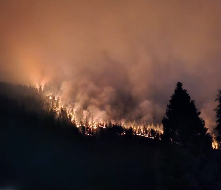 The Sourdough Fire grew overnight from 38 acres on Thursday to 534 acres by Friday morning