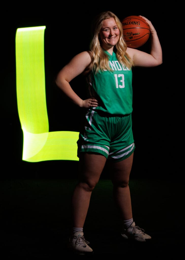 Lynden basketball player Chloe Wittenberg.