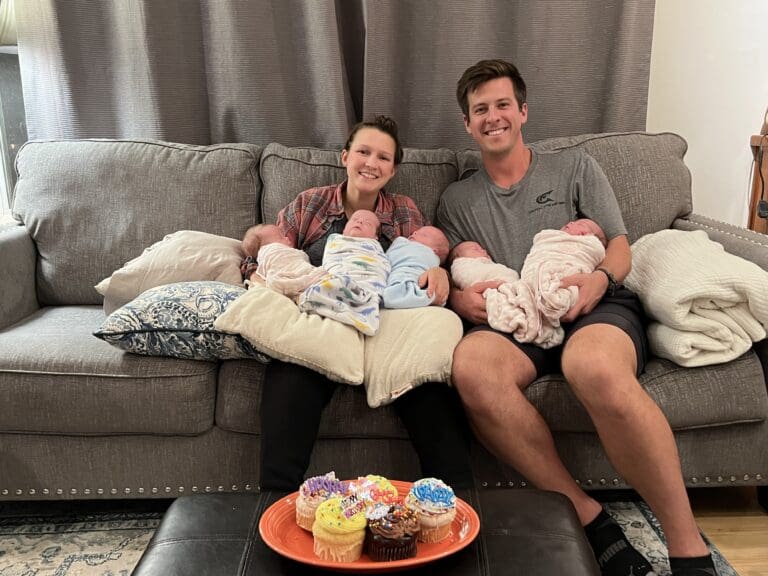 Stephanie and Graham Freels are back at home in Ferndale after relocating to Phoenix for the birth of their quintuplets. The couple has received an outpouring of support from friends