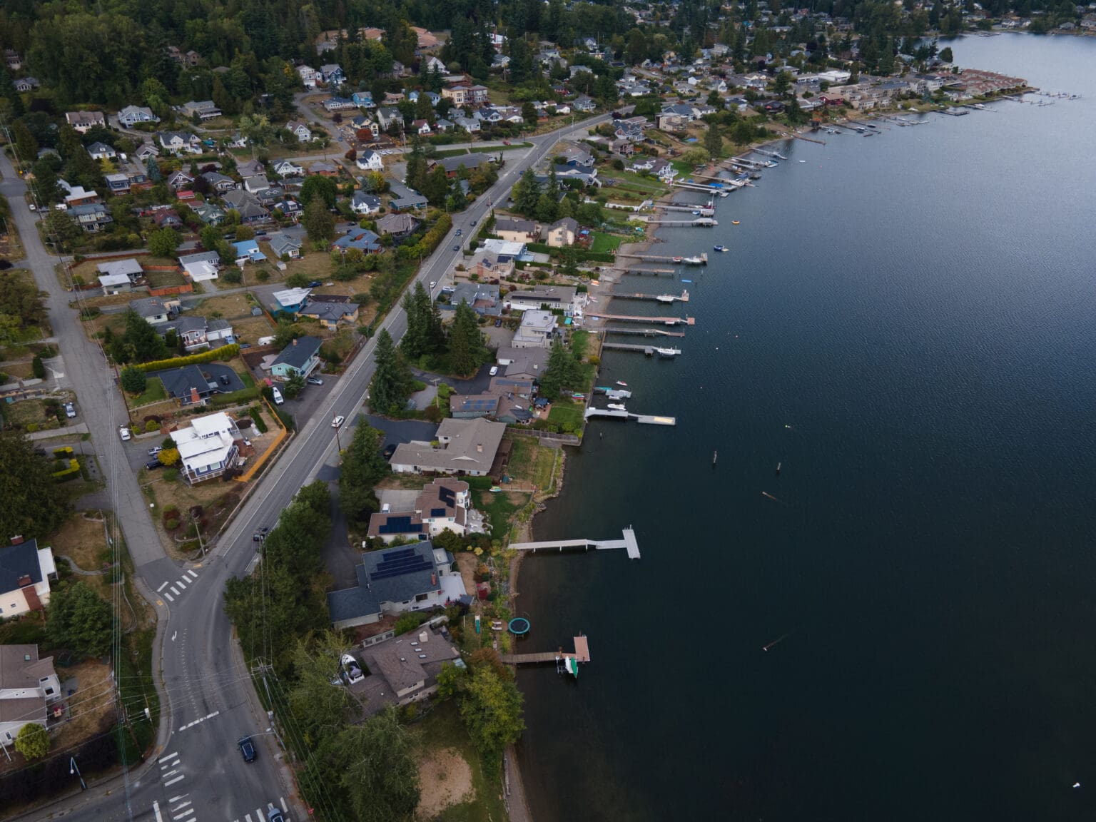 North Lake Whatcom in September 2023. Candidates in local elections are discussing solutions to Whatcom County's 250-billion-gallon-sized problem. Political leaders and newcomers alike have turned an eye toward protecting the drinking water source of more than 100
