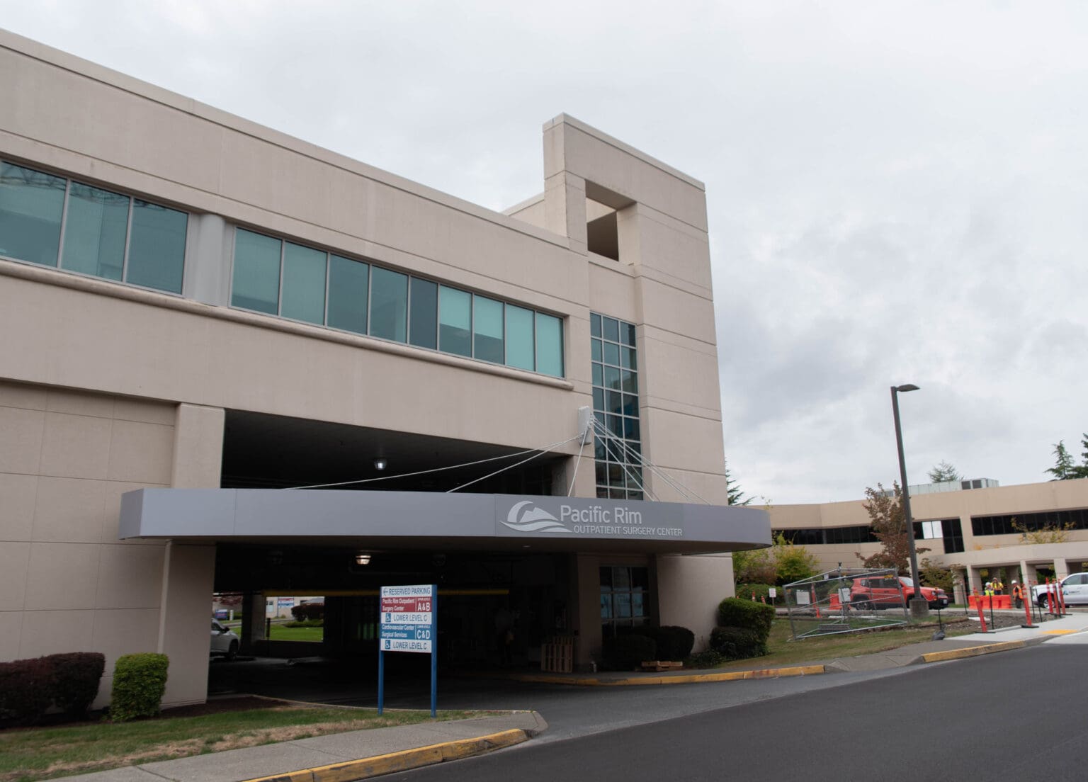 The now-closed Pacific Rim Outpatient Surgery Center is located on the PeaceHealth St. Joseph Medical Center campus.