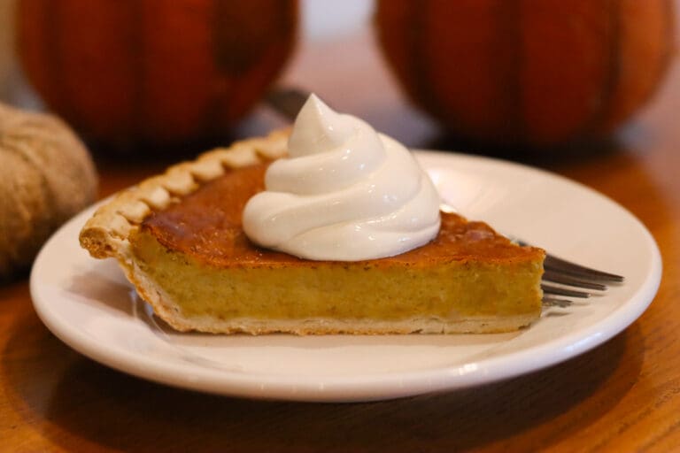 The perennially popular "Drunkin' Pumpkin Pies" served at Boundary Bay Brewery is a slice of pumpkin pie with a dollop of whipped cream.