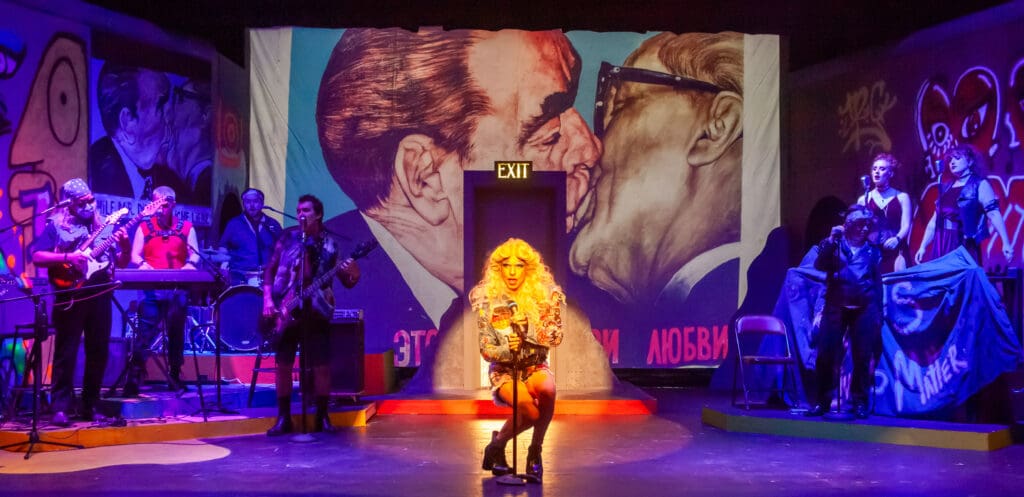“Hedwig and the Angry Inch” shows through Oct. 8 at the Bellingham Theatre Guild. Actor and musician Quinn Krivanek fiercely inhabits the titular role of the troubled but talented Hedwig Robinson