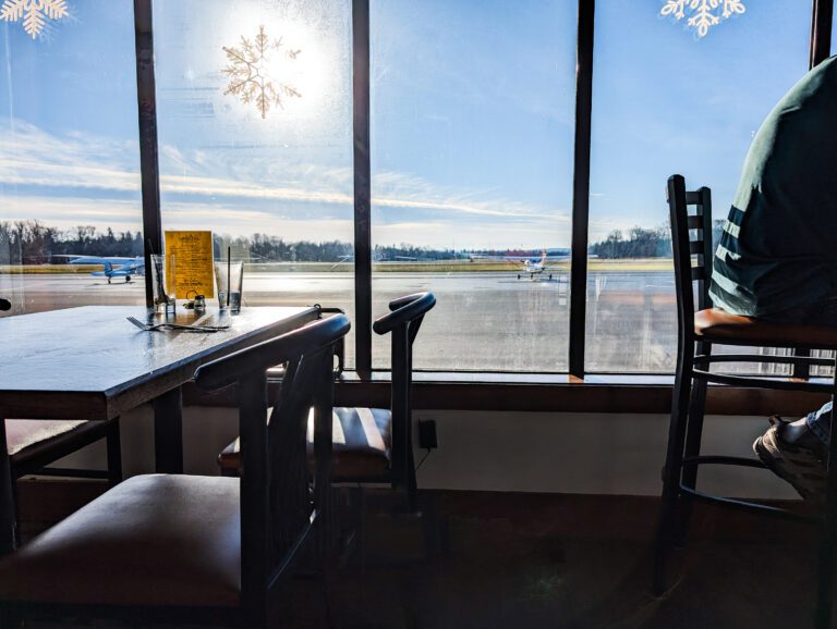 Skagit Landing had been known for views of the runway while dining.