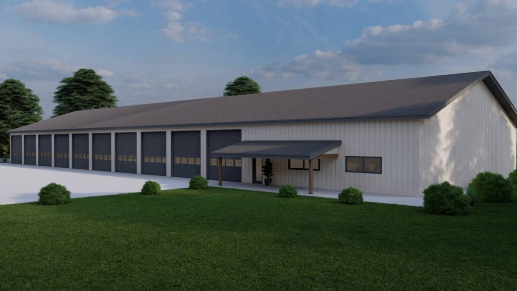 A rendering of the proposed Whatcom County Search & Rescue building to be built on donated property in Everson.